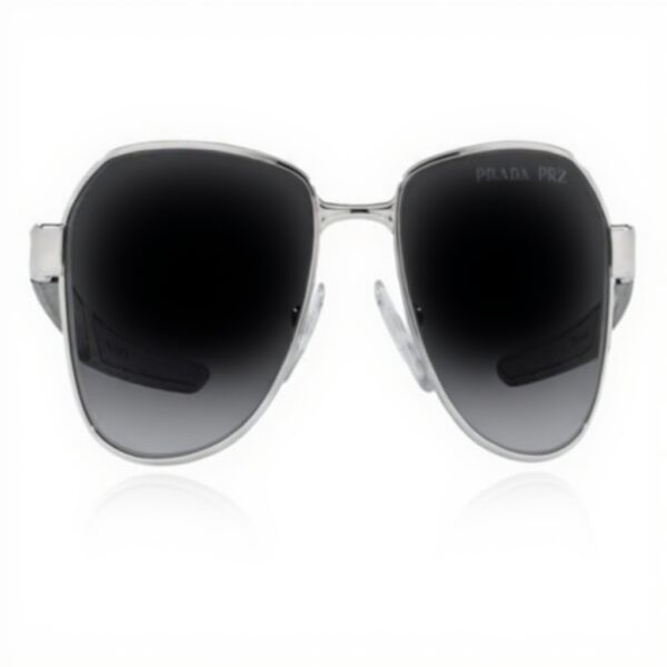 Prada Occhiali da Sole Linea Rossa Uomo Silver Grey