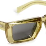 Prada Occhiali da Sole Uomo PR 24YS Green Grey-0